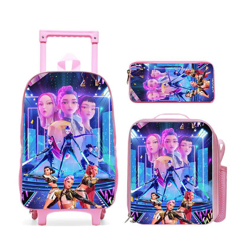 Kpop Witch Hunter Girl Group Schoolbag High Definition Printing Casual Crossing Border Lightweight Tie Rod Backpack One Piece Hair