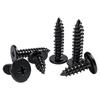 Carbon steel black oxide large flat head self-tapping screw