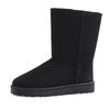 Autumn and winter snow cotton boots public height, thermal shoes thickened and velvet large medium tube thermal shoes suede