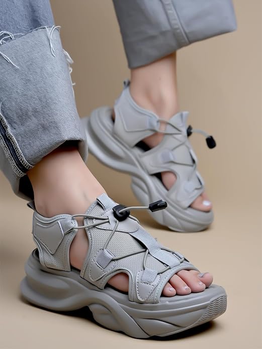 Shoetopia Smart Casual Sporty Sandals For Women & Girls