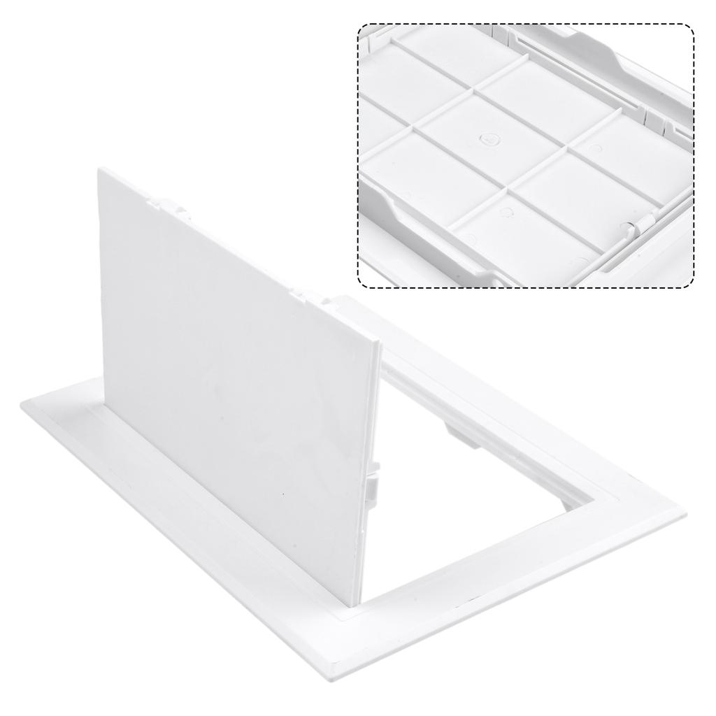 1 Stück Revisionsklappe Inspektionsloch Zugangstüren Wand Decke Luke Abdeckung Tür Scharniertyp Kunststoff Druckverschluss Inspektionsöffnung