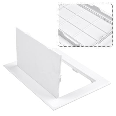Hinged Access Hatch ABS Inspection Port Door Hinged Access Port Wall Push-Type Inspection Port Household Hardware Accessories