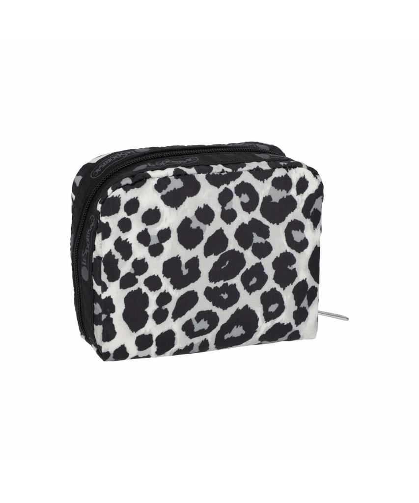 Lesportsac Neutral Leopard Square Cosmetic Pouch [6701.Hc19]