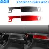 For Benz S-Class W223 2021-2024 Carbon Fiber Center Console Dashboard Cover Trim Car Interior Decoration Accessories Sticker