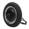 12in Wheel Hub Motor 48V‑96V 800W‑6500W 1250 Rpm Disc Brake Gear Conversion Motor with Inner Outer Tire for Motorcycle