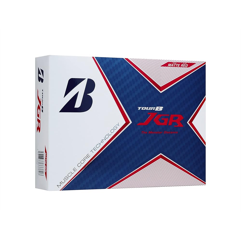 Bridgestone TOUR B JGR Golf Balls 12 Pack Matte Red 2021 Model