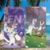 Cute T-Tina and M-Milo Towel Beach Towel Travel Lightweight Skin Friendly for Pool Beach Camping Cruise Summer