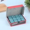 12Pcs No-Slip Cue Stick Wiping Powder Pool Table Cue Chalk Billiards Pool Cue Chalk For Pool Billiard Snooker