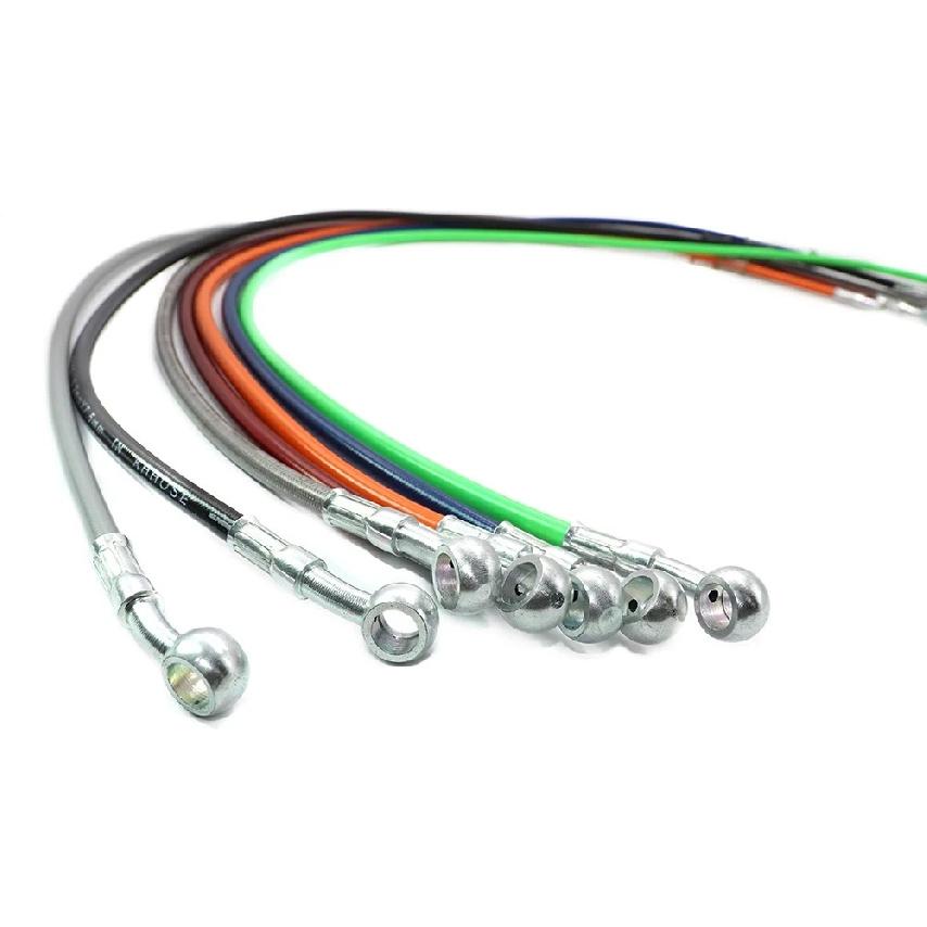 100mm-5000mm10mm Banjo Motorcycle Hydraulic Brake Hose Line Cable for motorcycle Universal Racing Bike Brake ATV Clutch Oil Pipe