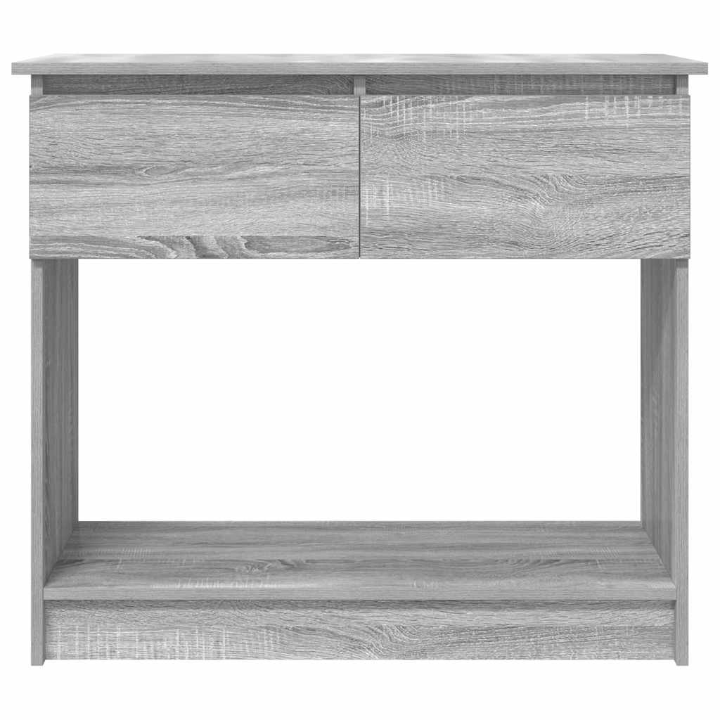 Console Table with Drawers Grey Sonoma 85.5 x 38.5 x 74.5 cm