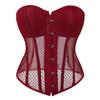 New Summer Breathable Mesh Shaping Court Top