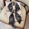 Long Silk Scarf Bag Tie Lady Neck Skinny Scarves Hairband Foulard Horse Print  Lady Neckerchief Ribbon  Spring New