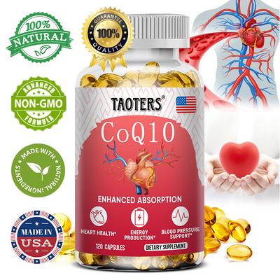 Coenzyme Q10 Complex Capsules Protect Heart Health 120 Capsules