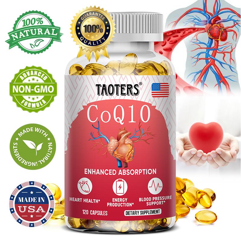 Coenzyme Q10 Complex Capsules Protect Heart Health 120 Capsules