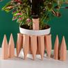 4PCS Automatic Terracotta Self Watering Spikes Wear-resistant Uniform Seepage Plant Drip Irrigation Device Handmade