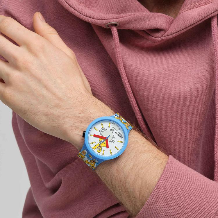 SWATCH Men 47mm White Watch SB05Z100 SB05Z100