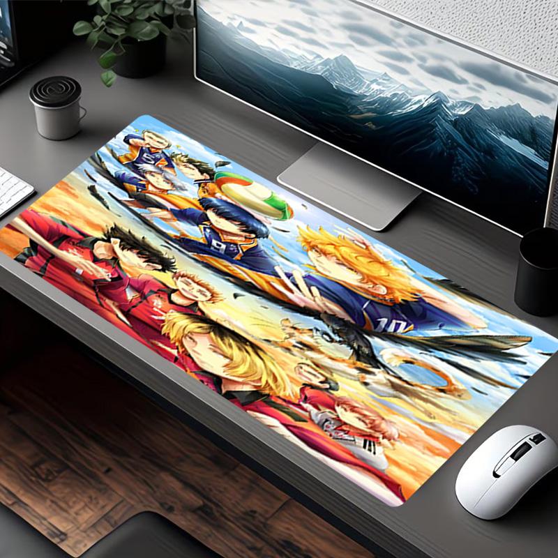 Podkładka pod mysz z nadrukiem Haikyu, do klawiatury, laptopa, PC, do biura, domu, dekoracja biurka, idealny prezent urodzinowy dla graczy