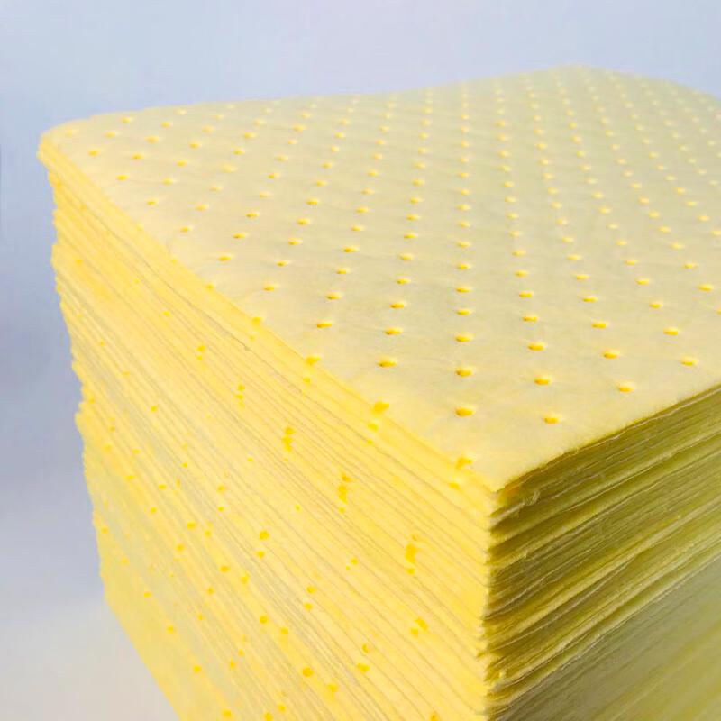 Universal Yellow Absorbent Pads for Oil and Chemicals