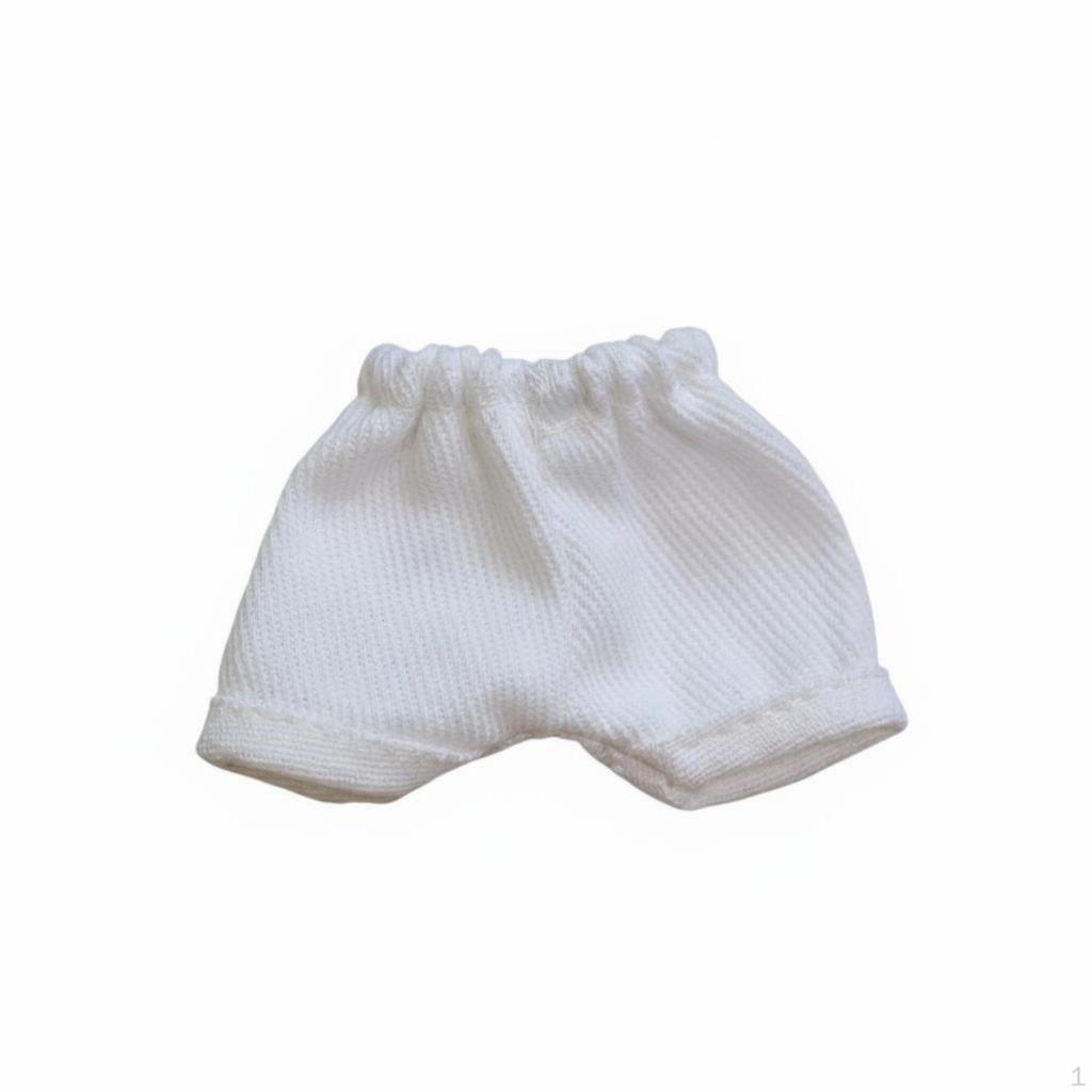 14cm Doll Clothes Easy To Wear BJD Jeans Soft Material Shorts for Kids Dark Blue