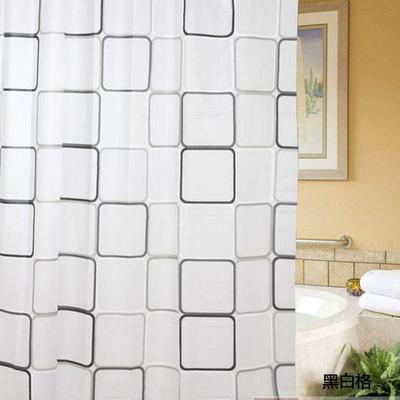 Peva Shower Curtain Bathroom Curtain Partition Curtain Set Check Shower Curtain Shower Curtain Door Curtain Hook