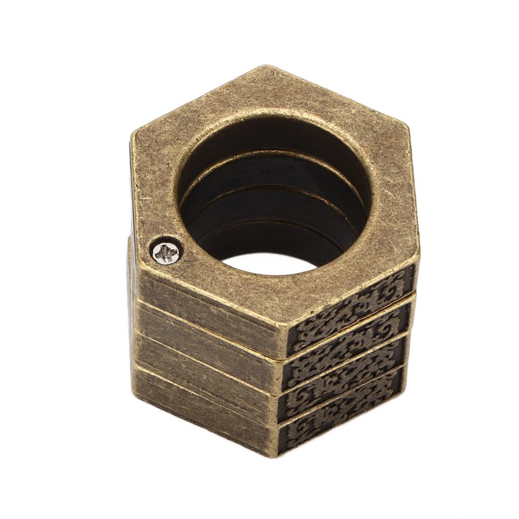 Self Defence Ring Mountaineering Emergency Survival Protection Rings for Outdoor Sports ClimbingHexagon