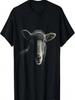 Sheep Pixel Portrait Animal Illlustration Artwork Sheep T-Shirt