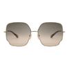 Chloe Logo Design Metal Irregular Shape Sunglasses Women sunglasses Gold CH0092S001