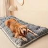 Large Plush Dog Bed Sofa Thickened Super Soft Polyester Pet Mat Dog Crate Mat For Small Medium Large Dog
