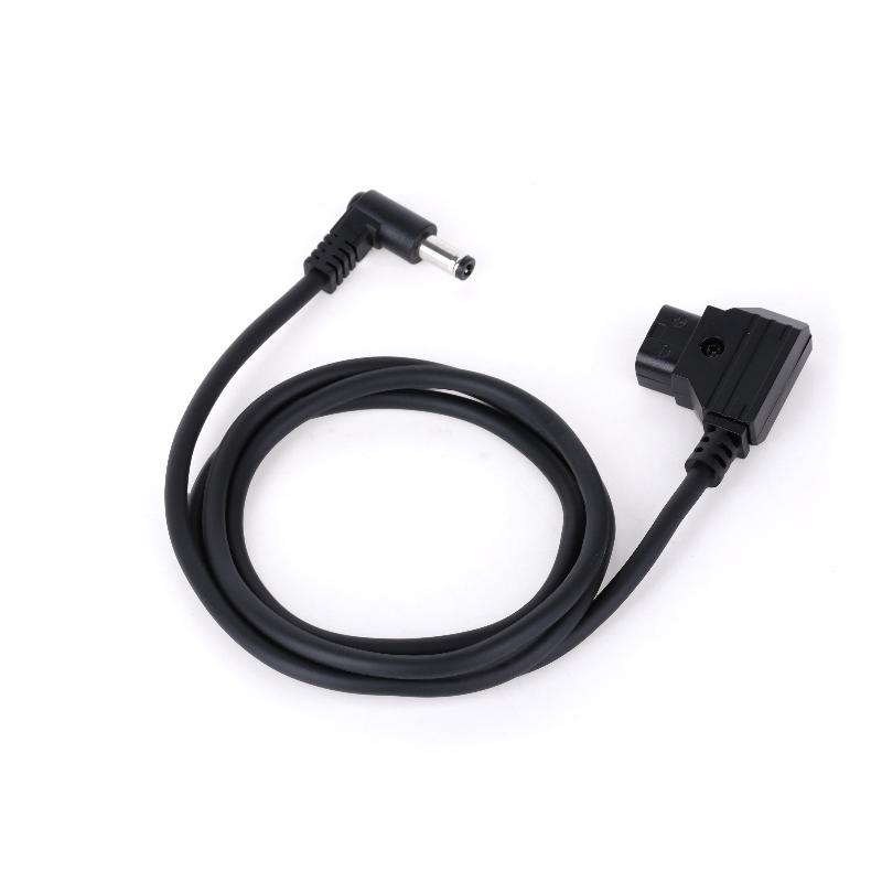 Power Tap D-Tap Male To Right Angle Dc 5.5X2.5Mm Power Cable For Rig Power V-Mount Anton, Camera Monitor Cord