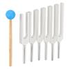 Chakra Tuning Fork Set Yoga Aluminum Alloy Stress Treatment for Sound Therapists UT396 RE417 MI528 FA639 SOL741 LA852