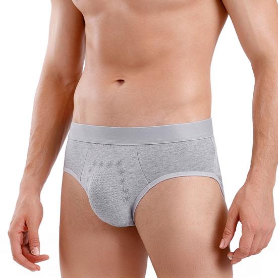 Pánské slipy Elastický design se středním pasem Jednobarevné U-vypouklé kalhotky Vysoká elasticita Pohodlný střih Spodní prádlo