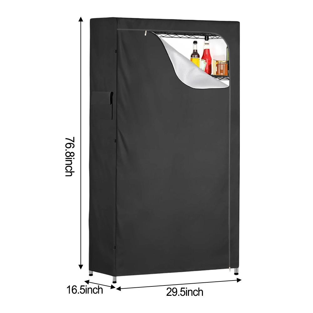 Schwere Regalabdeckung Drahtregalabdeckung Leicht zugänglicher Reißverschluss