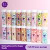 High Quality Pearlescent Color Sugar Beads Needle for Birthday Cake & Bread Baking Decorative Supplies