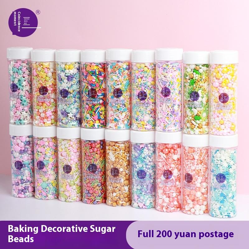 High Quality Pearlescent Color Sugar Beads Needle for Birthday Cake & Bread Baking Decorative Supplies