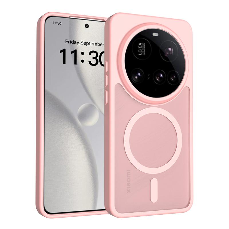 Xiaomi 15 Ultra Kılıfı Mat PC+TPU Parmak İzi Bırakmayan Pürüzsüz Dokunuş Yarı Saydam Kapak Xiaomi Mi 15 Ultra İçin