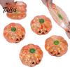 Pumpkin Head Toy 1/2/3Pcs Halloween Stress Ball, Anxiety Relief Spooky Healing Ball Toy, Stretchy Glitter Orange Sensory Small Reliever