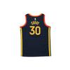 Nike NBA Warriors 21/22 Curry City Edition Swingman Jersey Navy/Orange Men Streetwear CN1729-421