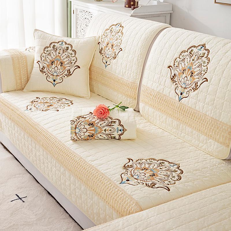 Pernă de bumbac pentru canapea chinezească, universală pentru toate anotimpurile, antiderapantă, de înaltă calitate, pentru canapea din lemn masiv, simplă, modernă, husă din pânză, husă