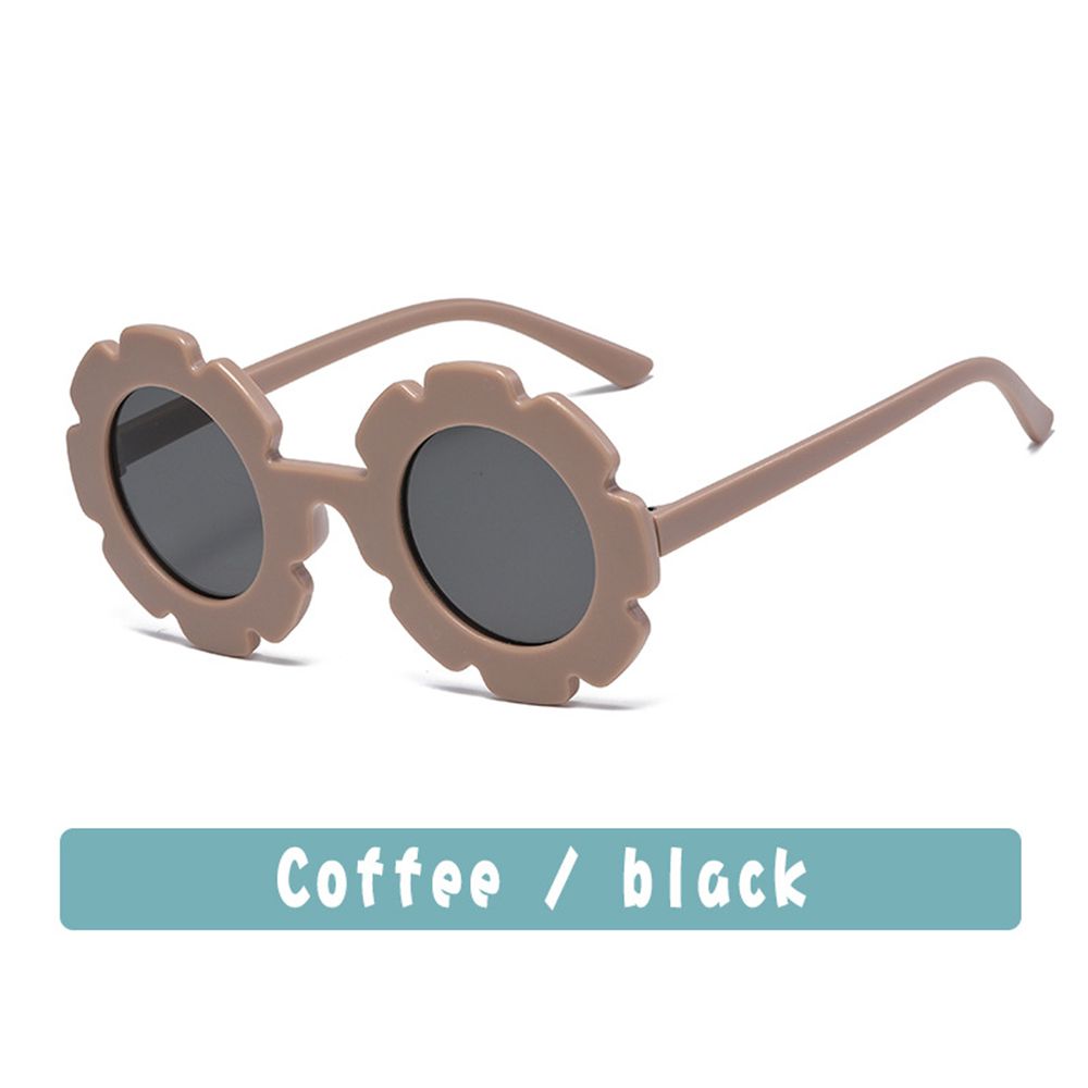 Boys And Girls Trend Outdoor Product Eyewear Vintage Children Sunglasses Sun Glasses Flower Shape