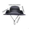 Adjustable Bucket Hat with Solar Fans for Outdoor Activities