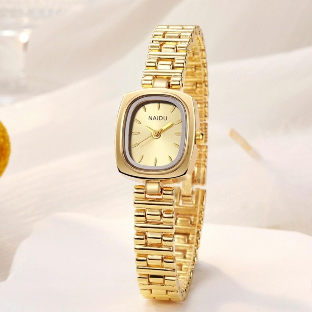 18K Gold PVD Ladies' Watch Wristwatch Bracelet Elegant Japan Movement Watch Polished Fashion Jewelry Quartz Watch Daily Wear