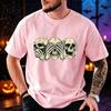 Halloween Three Skulls Evil T Shirt Men Vintage Gothic Graphic Oversized Tee Tshirt Male Unisex Halloween Party Costume Tops