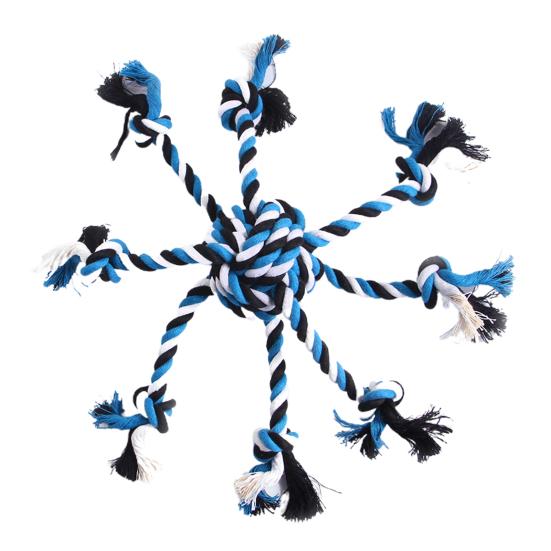 

Игрушка для жевания собак Плетеная костяная веревка, устойчивая к укусам Интерактивные игрушки Игрушки для жевания домашних животных с узлом A