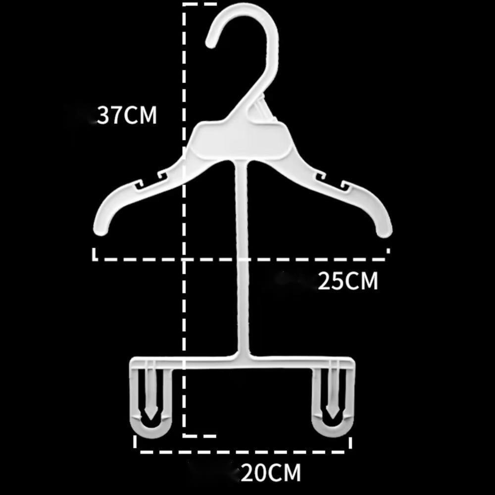 

10 шт. Детская пластиковая вешалка для костюма Детская вешалка для детских ромперов Вешалка для одежды для малышей Комплект одежды для младенцев для мальчиков и девочек Пластиковая вешалка