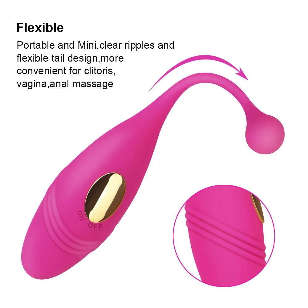 Wearable Dildo Vibrator Vaginal Tighten Exercise Clitoris Stimulation Wireless Remote Vibrator Sex Toys for Women 10 Speed