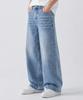 ORIGINALDAY Vintage Fade Wide Wash Denim Pants [Medium Blue]