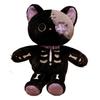 New Stock Skull Cat Plush Toy Glowing And Cute Cartoon Gift For Couples Ideal For Christmas And Valentine's Day
