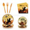Western Cowboy Birthday Decoration Party Supplies Desert Themed Birthday Party On Horseback Balloon Flag