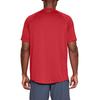 Under Armour Crew Neck Fitted Straight Fit Short Sleeved T Shirt Men's Red 1326413-600