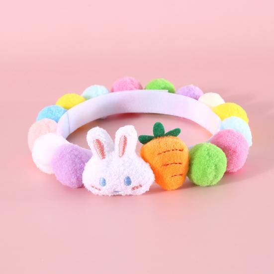 Pet Accessories Collar Cartoon Adjustable Trendy Personality Animal Design Dress Up Cotton